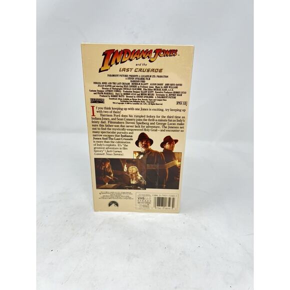 New Sealed Indiana Jones and the Last Crusade (VHS, 1989) - Picture 3 of 6